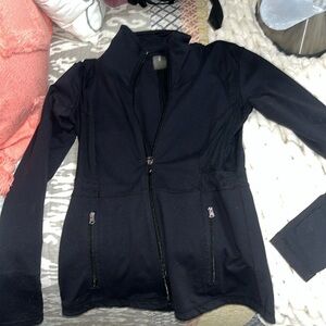 Calia long sleeve black fitted jacket